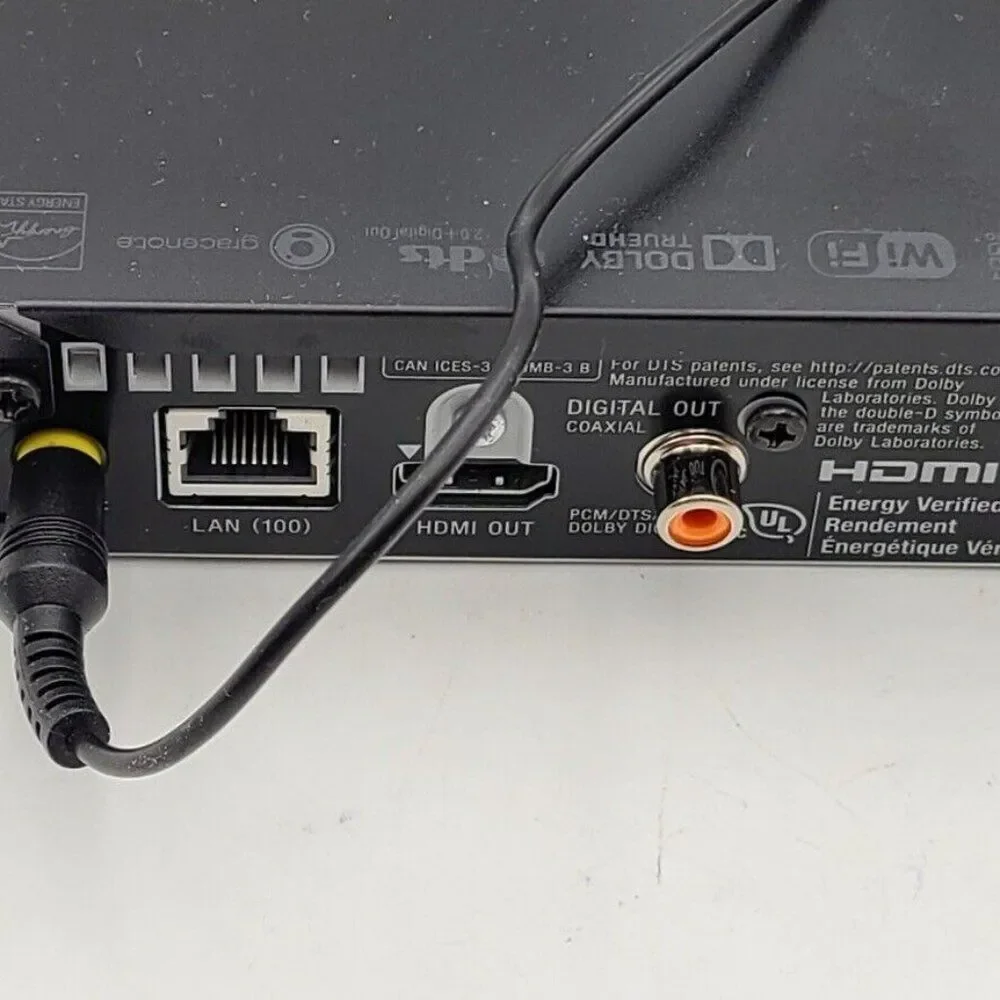 Sony Blu Ray Player BDP-S3500 Player Remote HDMI 1080P Wifi Streaming PS3 USB